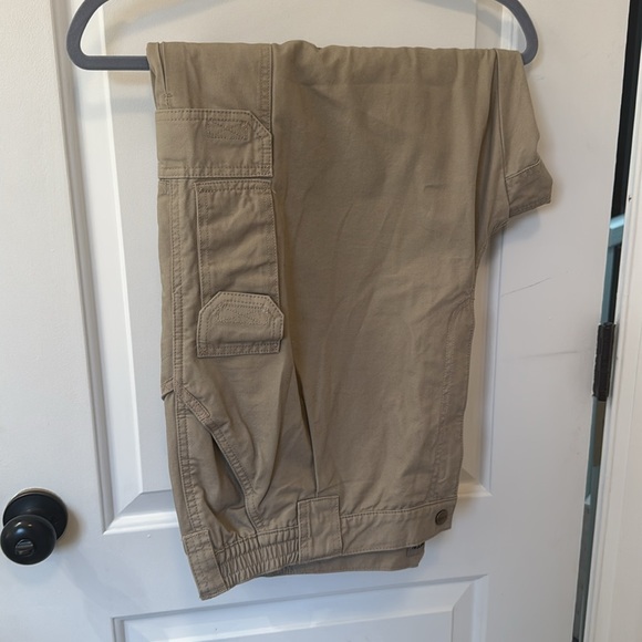 MENS 5.11 TACTICAL TAN CARGO COTTON WORK PANTS SIZE 44 x 30 - Picture 4 of 13